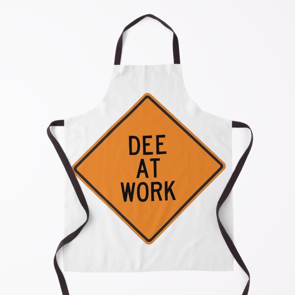 Item preview, Dee at Work Funny Warning Sign designed and sold by Wurmbone.