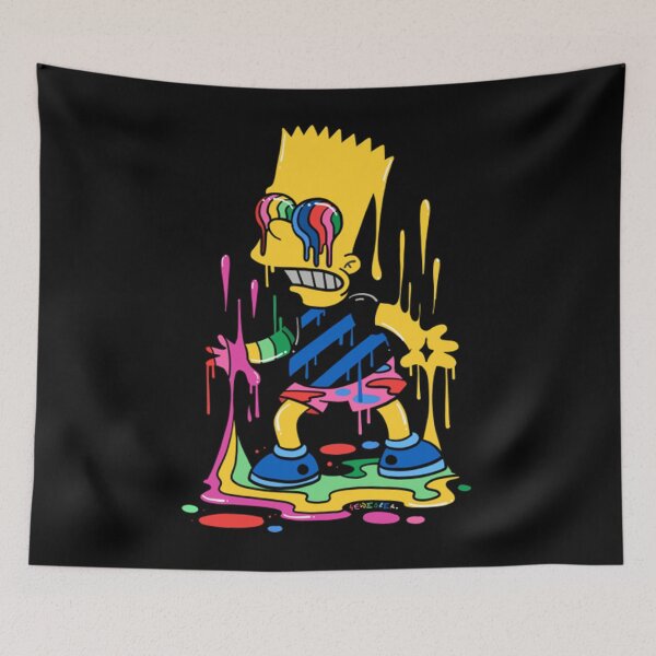Artikelvorschau, Trippy Bart T-Shirt entworfen und verkauft von AnaVergie.