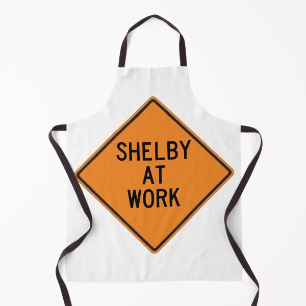 Item preview, Shelby at Work Funny Personalized Warning Sign designed and sold by Wurmbone.