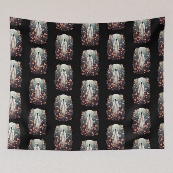 Item preview, Evil Ghost In The Forest Floral Ghost Gothic  designed and sold by ArtFromBeyond.