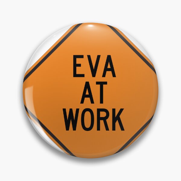 Item preview, Eva at Work Funny Personalized Warning Sign designed and sold by Wurmbone.
