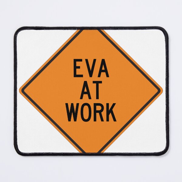 Item preview, Eva at Work Funny Personalized Warning Sign designed and sold by Wurmbone.