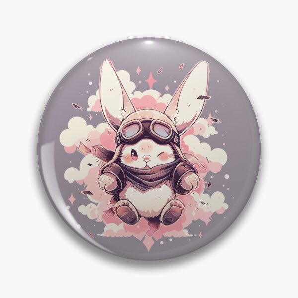 Item preview, A cute aviator rabbit in the clouds designed and sold by etherElric.