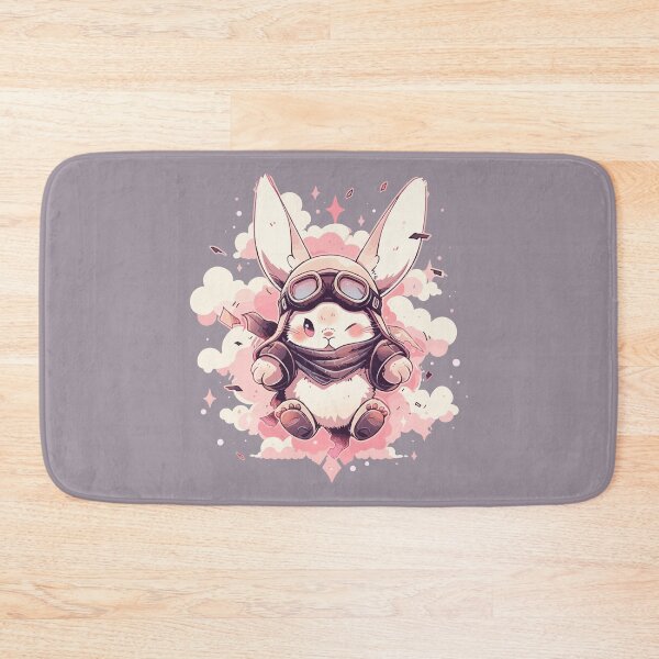Item preview, A cute aviator rabbit in the clouds designed and sold by etherElric.