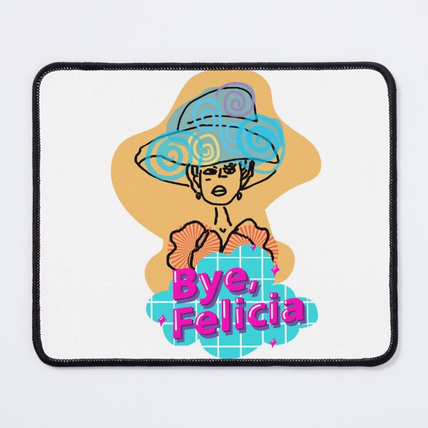 Item preview, Bye Felicia sticker of a woman looking serious, proud, and wearing a big hat designed and sold by DLGstudio.