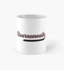 Bournemouth England - Vintage Sports Typography Mug