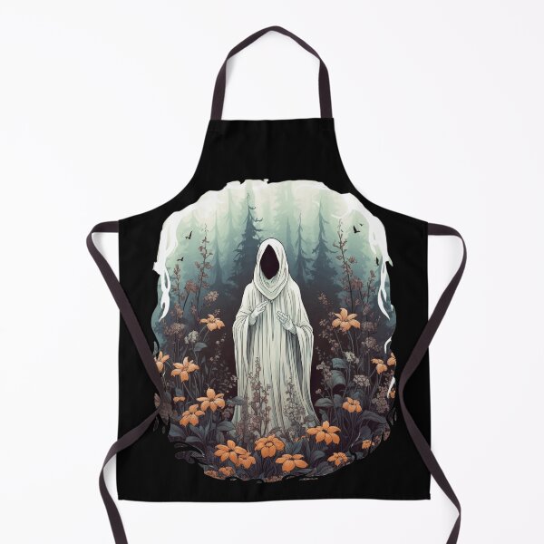 Item preview, Ghost In The Forest Floral Ghost Gothic  designed and sold by ArtFromBeyond.