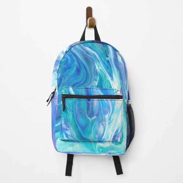 Item preview, Waves and Swirls of Blue and Purple designed and sold by WildRoseCA.