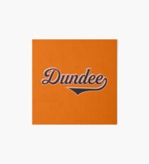 Dundee Scotland - Vintage Sports Typography Art Board