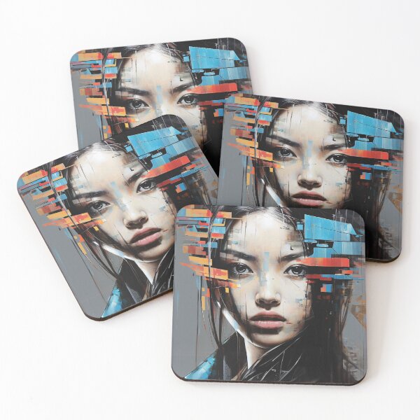 Item preview, Portrait of Xiaoyue designed and sold by tensorbrush.