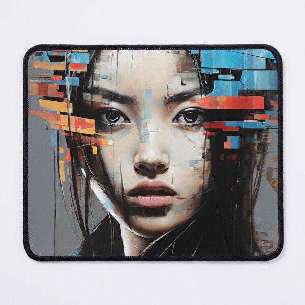 Item preview, Portrait of Xiaoyue designed and sold by tensorbrush.