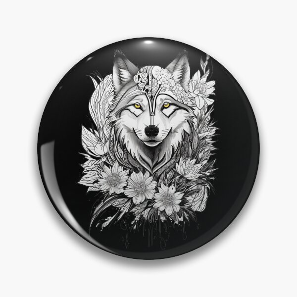 Item preview, Native Wolf Flowers designed and sold by riczyeleanor.