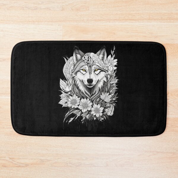 Item preview, Native Wolf Flowers designed and sold by riczyeleanor.