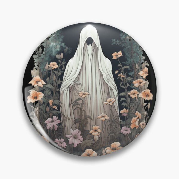 Artikelvorschau, Geist im Wald Floral Ghost Gothic entworfen und verkauft von ArtFromBeyond.