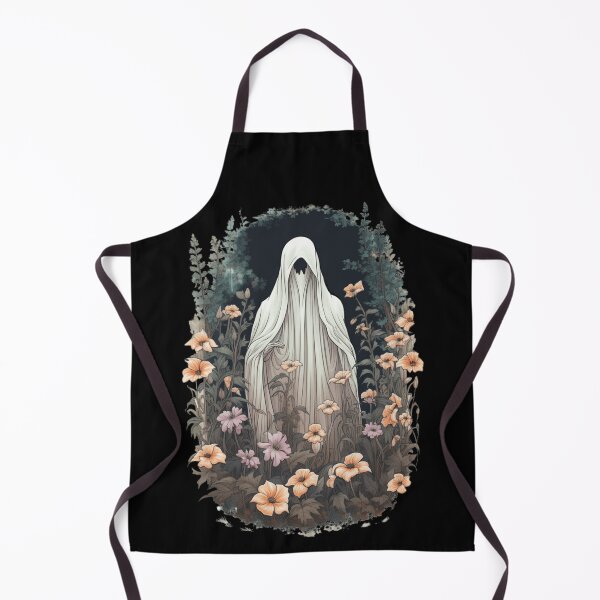Item preview, Ghost In The Forest Floral Ghost Gothic  designed and sold by ArtFromBeyond.
