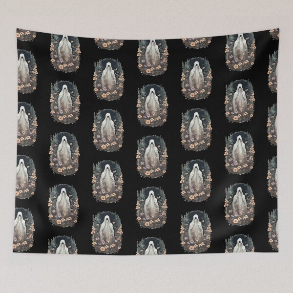 Item preview, Ghost In The Forest Floral Ghost Gothic  designed and sold by ArtFromBeyond.