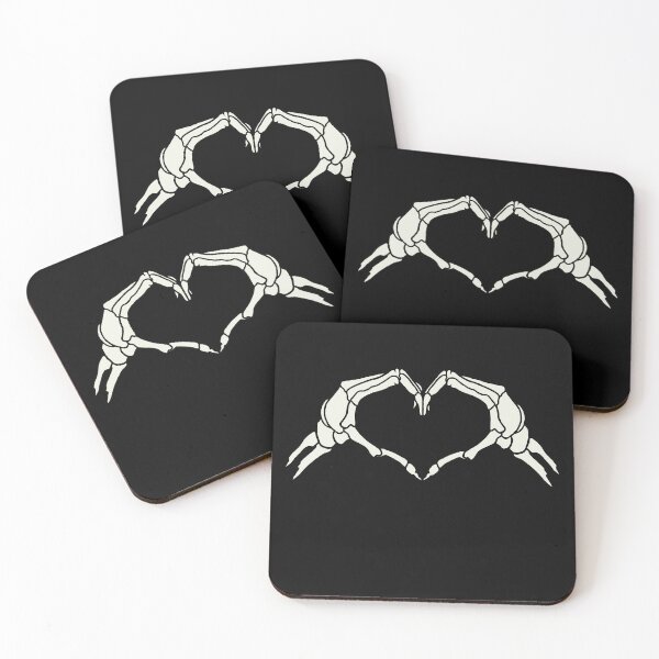 Item preview, Skeleton Hand Heart Halloween Funny Bones  designed and sold by rynnzz.