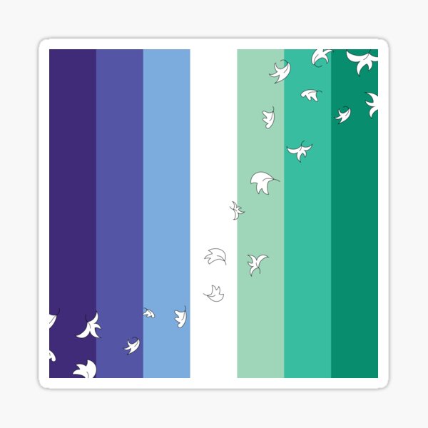 Item preview, Heartstopper Leaves Gay Men's Pride Flag designed and sold by itsgoodjunk.