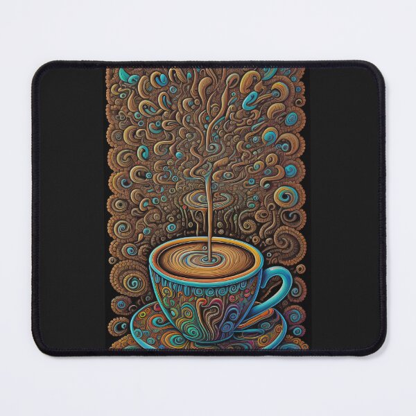 Item preview, Psychedelic Honey Drip Melting Pumpkin Spice Latte Coffee 5 designed and sold by CoffeeIsATrip.