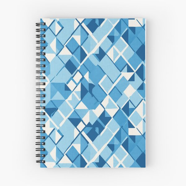 Item preview, Rhombus shapes, classic blue, retro-inspired designed and sold by CoolPixels.