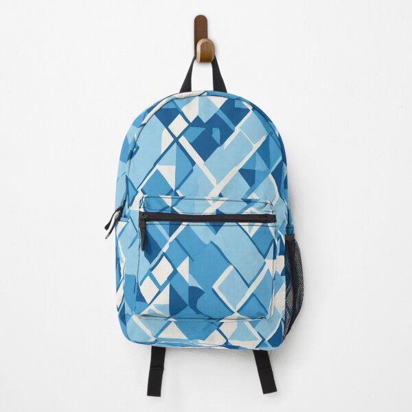 Item preview, Rhombus shapes, classic blue, retro-inspired designed and sold by CoolPixels.