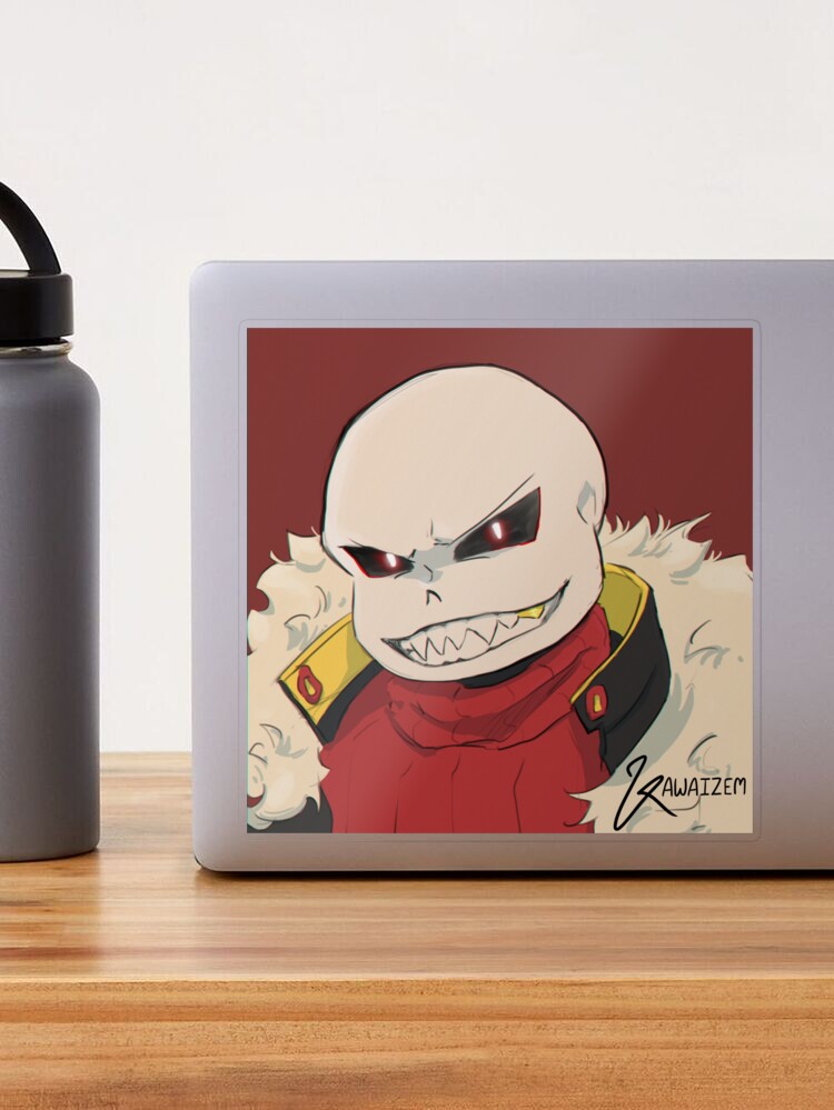 Underfell Papyrus Vinyl Sticker – Shannanigans Cafe