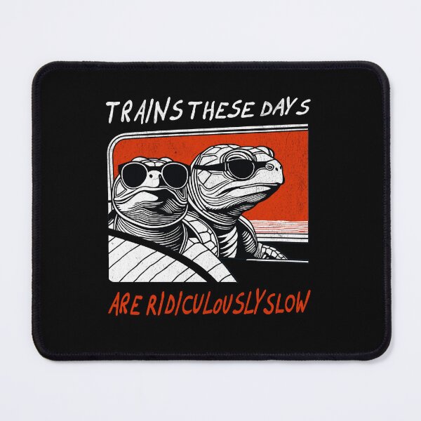 Item preview, Happiness Is Complaining - Retro Turtles in The Train designed and sold by Hugo Bloke.