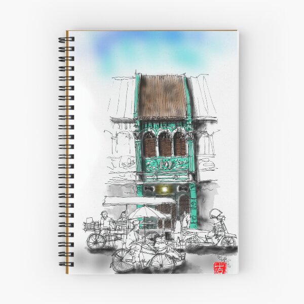 Item preview, Heritage Architecture of A Shophouse In Penang Malaysia designed and sold by PreeTee1.