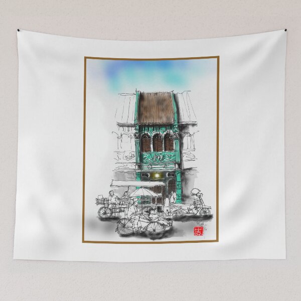 Item preview, Heritage Architecture of A Shophouse In Penang Malaysia designed and sold by PreeTee1.