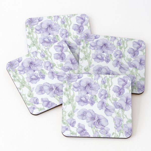 Item preview, Sweet Pea flower pattern designed and sold by CoolPixels.