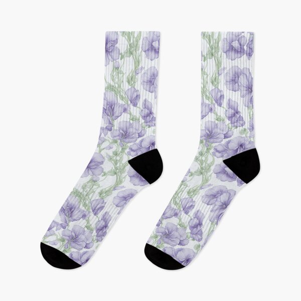 Item preview, Sweet Pea flower pattern designed and sold by CoolPixels.