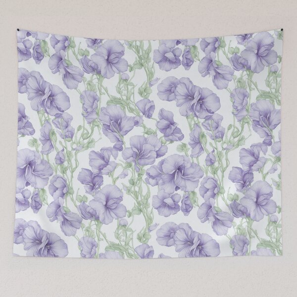 Item preview, Sweet Pea flower pattern designed and sold by CoolPixels.
