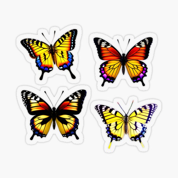 Scrapbooking Butterflies Stickers for Sale