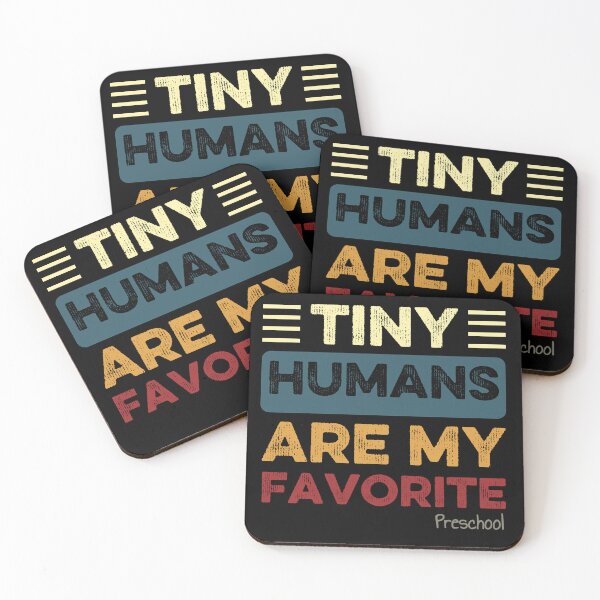 Item preview, Tiny Humans Are My Favorite Preschool Teacher Funny  designed and sold by Thevulcano.