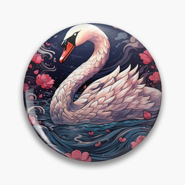 Item preview, swan on river designed and sold by lighte.