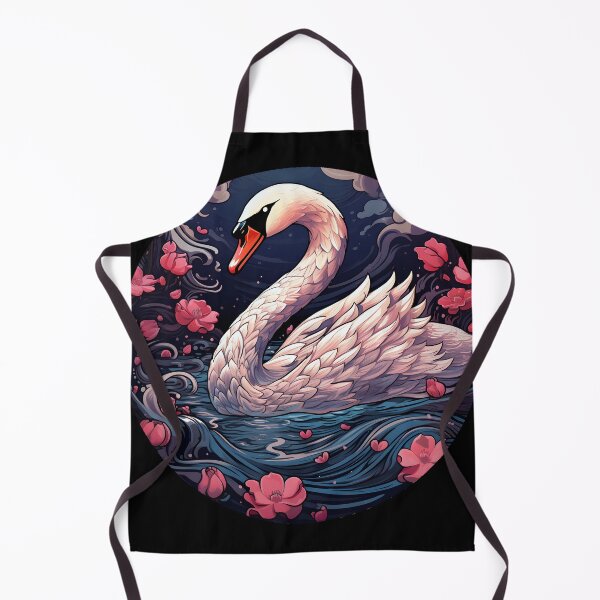 Item preview, swan on river designed and sold by lighte.