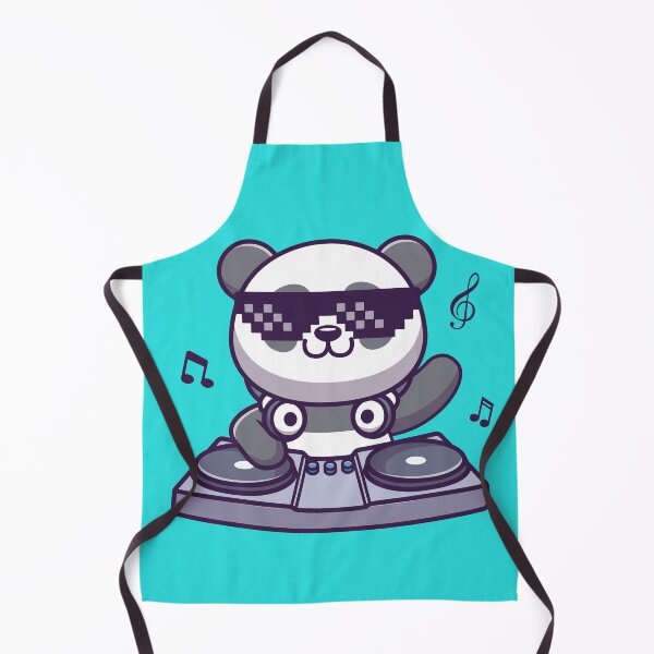 Item preview, Panda DJ Groove: Cute Panda Playing DJ Electronic Music Cartoon Vector Icon Illustration designed and sold by hjian8219.