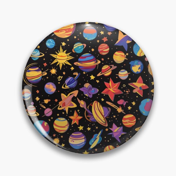 Item preview, Cartoon Cosmic Delight Pattern #4 designed and sold by Electric-Easel.