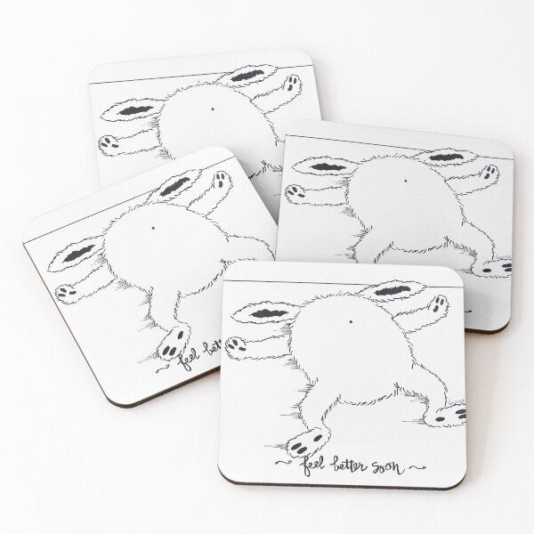 Item preview, Feel Better Soon Bunny designed and sold by LauraCLeMaster.