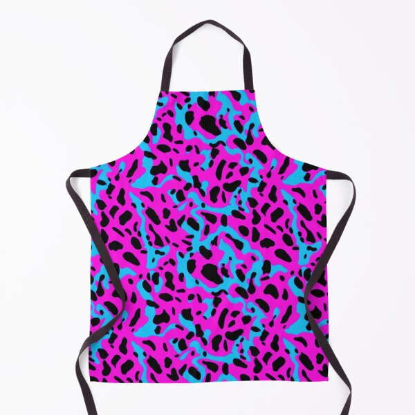 Item preview, Leopard skin, black spot, hot pink and blue designed and sold by CoolPixels.