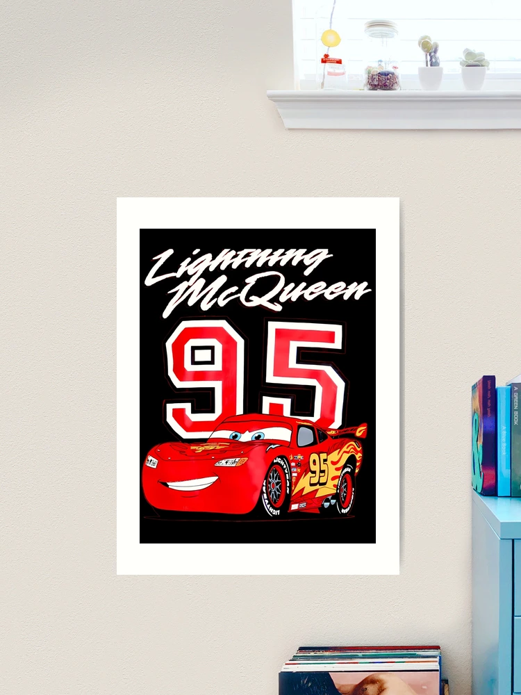 Cars Boys Lightning McQueen Art Print for Sale by HardinTrendy