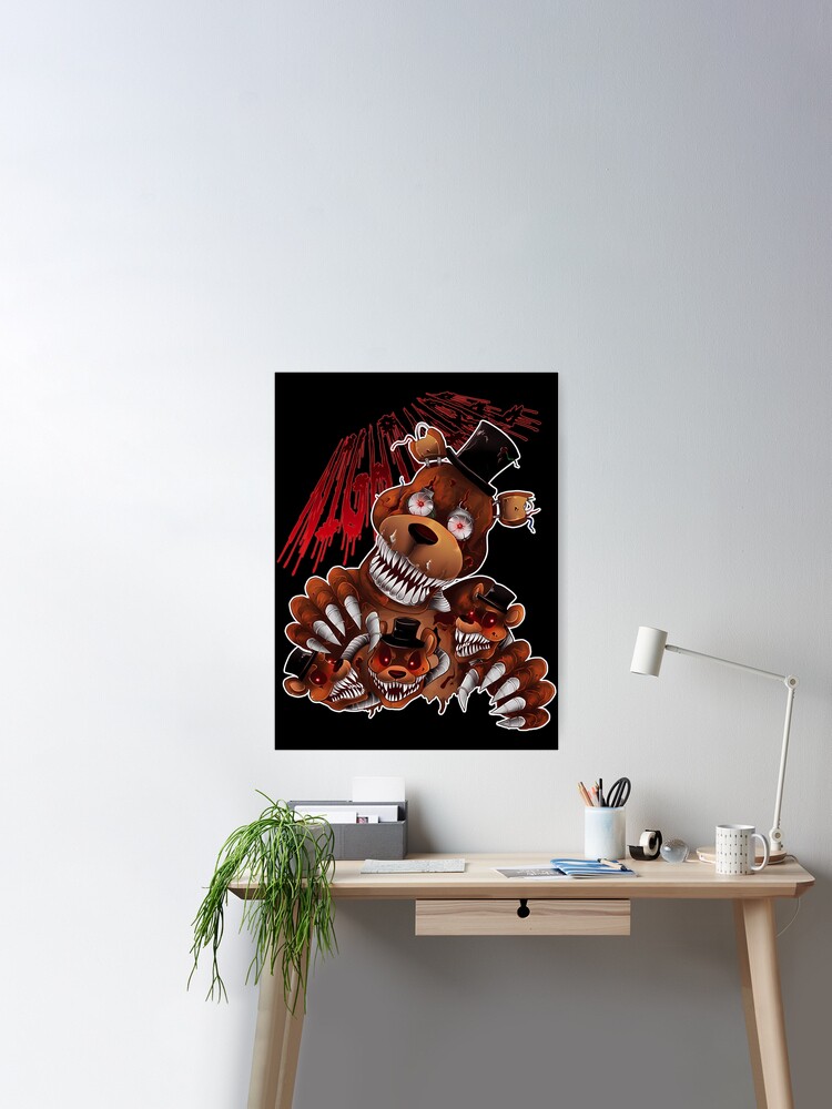 FNaF 4 Nightmare Freddy Poster