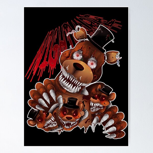 Nightmare Pepe Freddy Fnaf Poster for Sale by Mino Shop