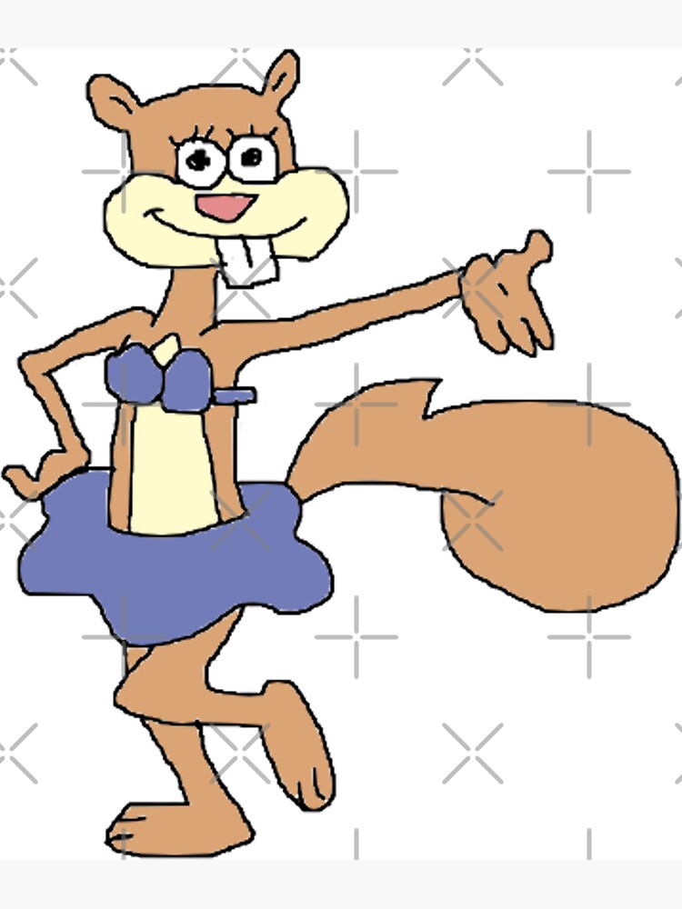 sandy cheeks drawing