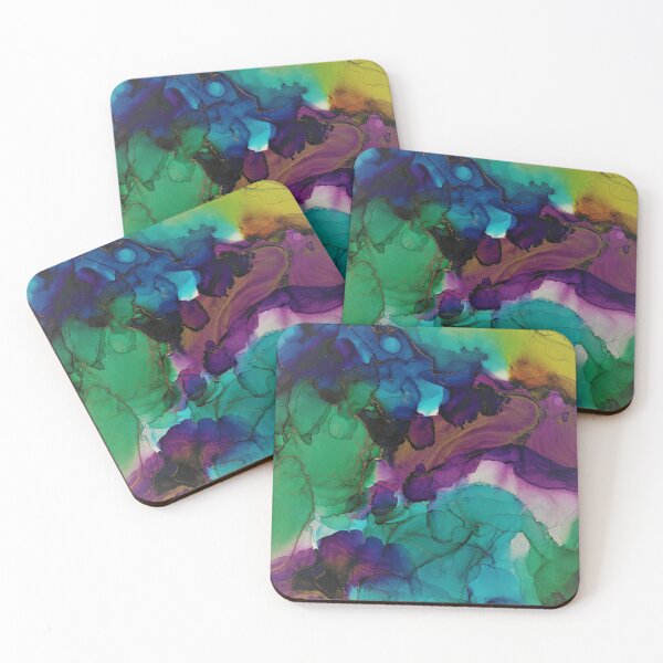 Item preview, Abstract Clouds, Alcohol Ink Painting designed and sold by WildRoseCA.