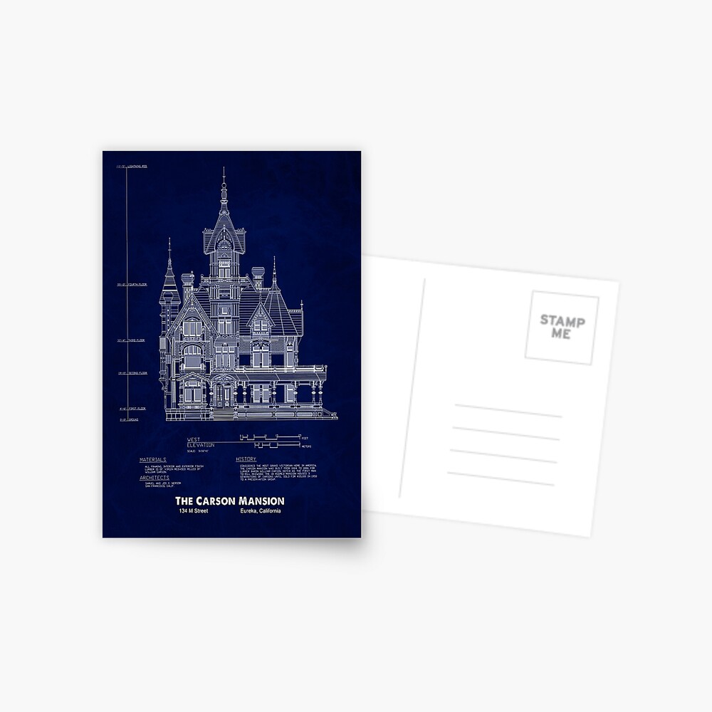 Grandest Victorian Mansion in America Blueprint