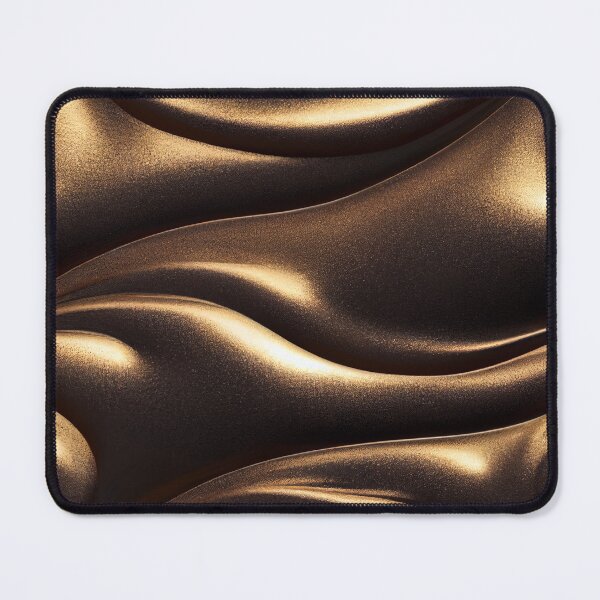 Item preview, Brown Metal Art Wave - Abstract Metallic Design designed and sold by JustArtDesign9.
