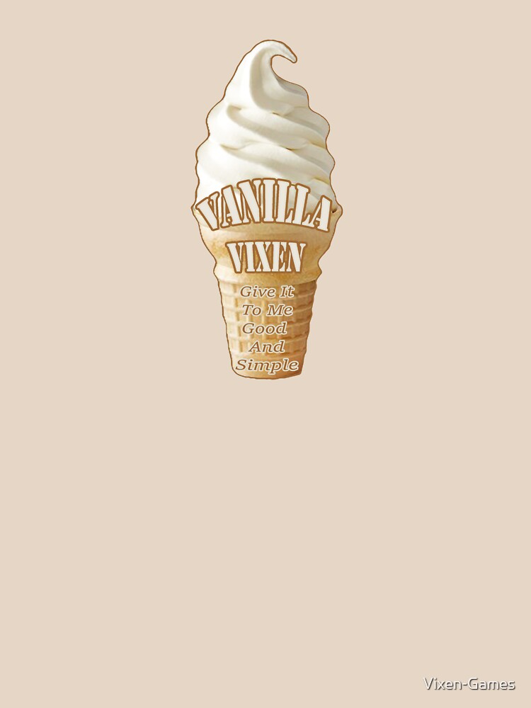 Thumbnail 3 of 3, Fitted T-Shirt, Vanilla Vixen designed and sold by Vixen-Games.