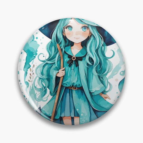 Item preview, turquoise pretty little witch  designed and sold by melyD74.