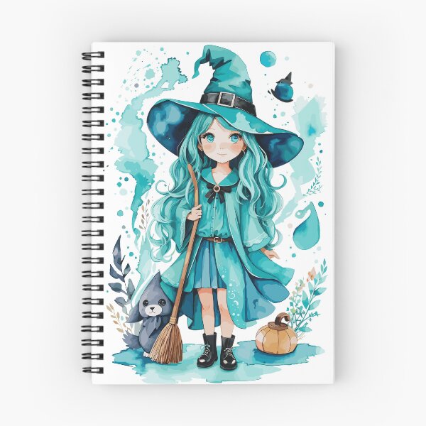 Item preview, turquoise pretty little witch  designed and sold by melyD74.